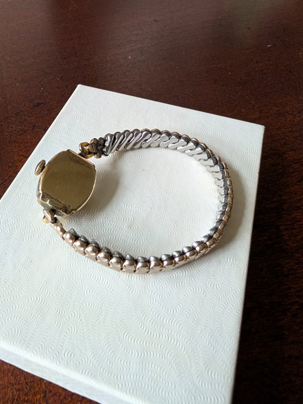 Vintage Hamilton Ladies Watch 14K Gold Filled Art Deco Mechanical Bracelet - Picture 9 of 16